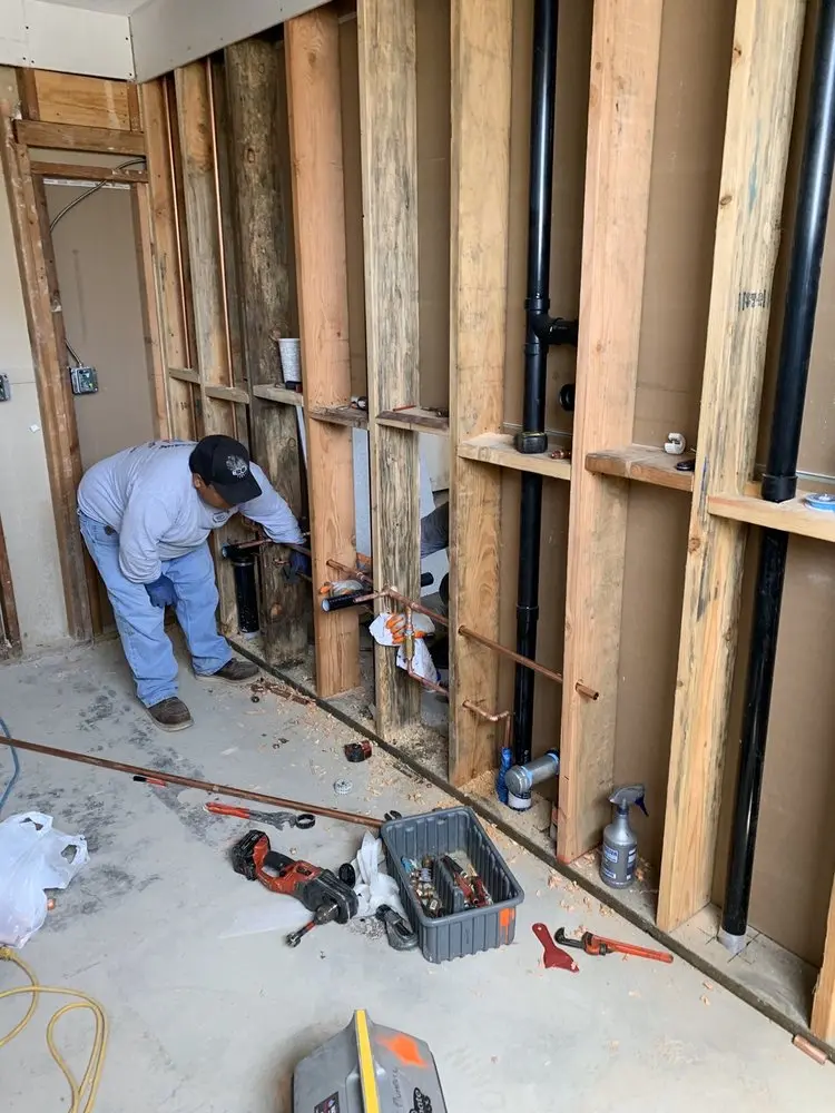 Commercial rough-in plumbing for Gas Line Repair in Cobbs Crossroad